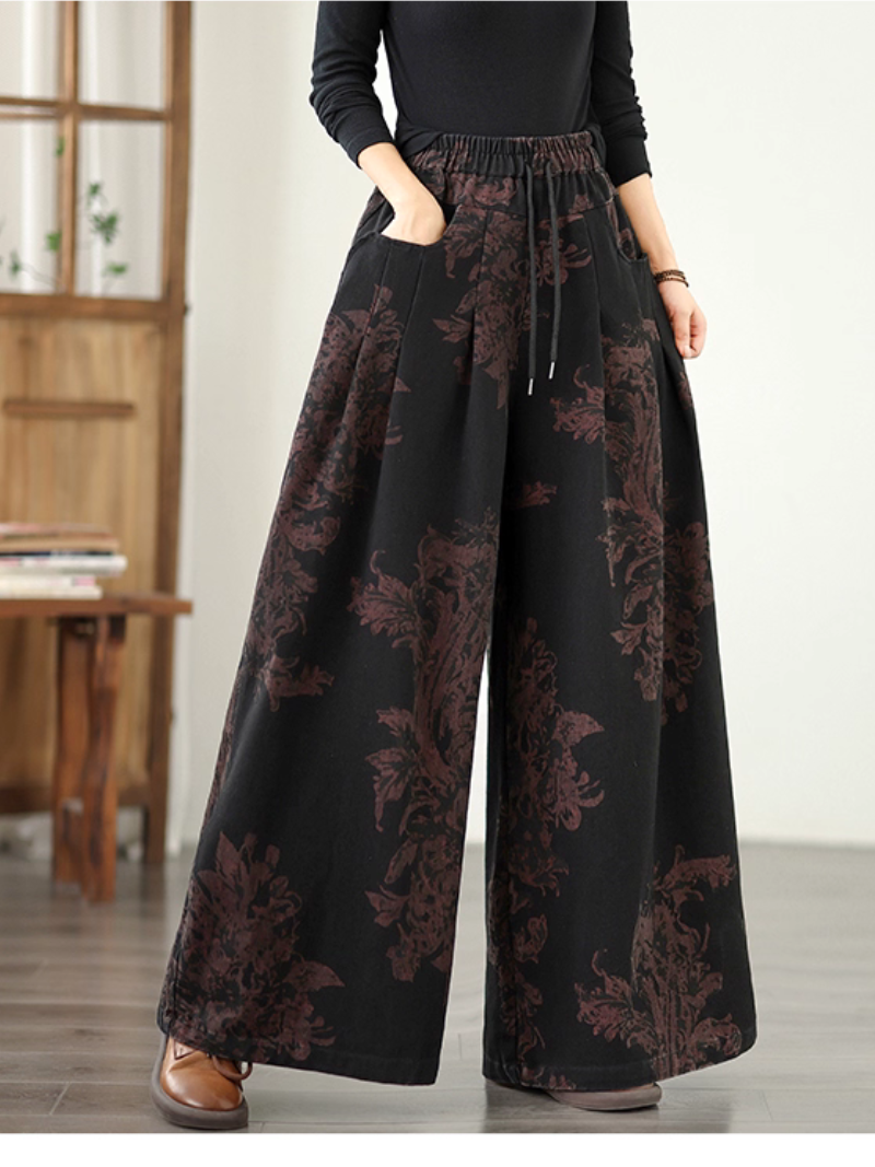 Women’s Summer Light & Stylish  Printed Loose Bottom