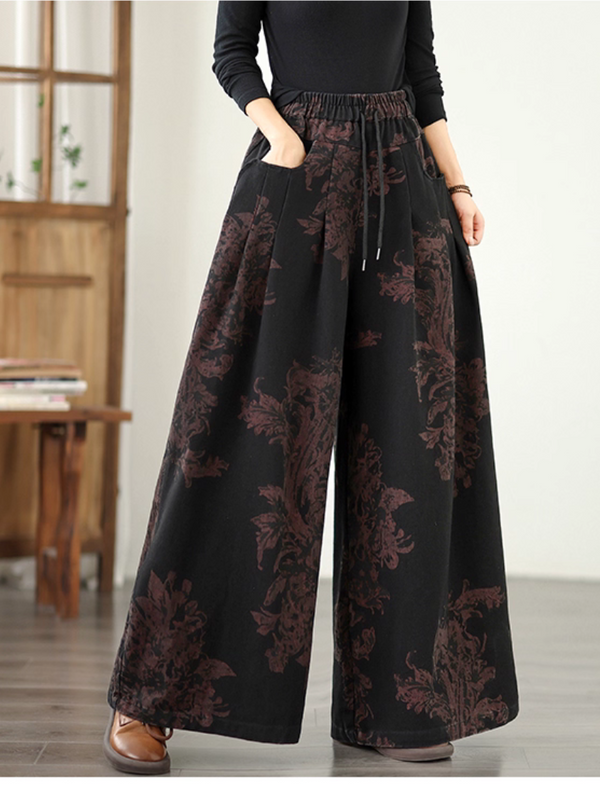Women’s Summer Light & Stylish  Printed Loose Bottom