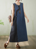 Easy Weekend-to-Work Denim Dress — Flowy A-Line With Effortless Fit and Movement