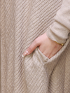 Women's knitting Dolman Sleeve Collar A-line Style