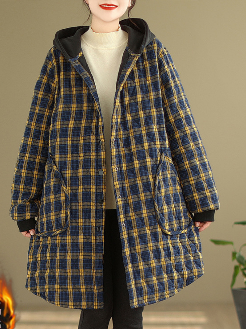 Women's Winter  Warm Loose Mid-length Hooded Coat