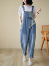 Women's Pockets Overalls Dungarees