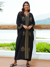 Women's Beach Casual Outings Long Embroidered A-Line Dress