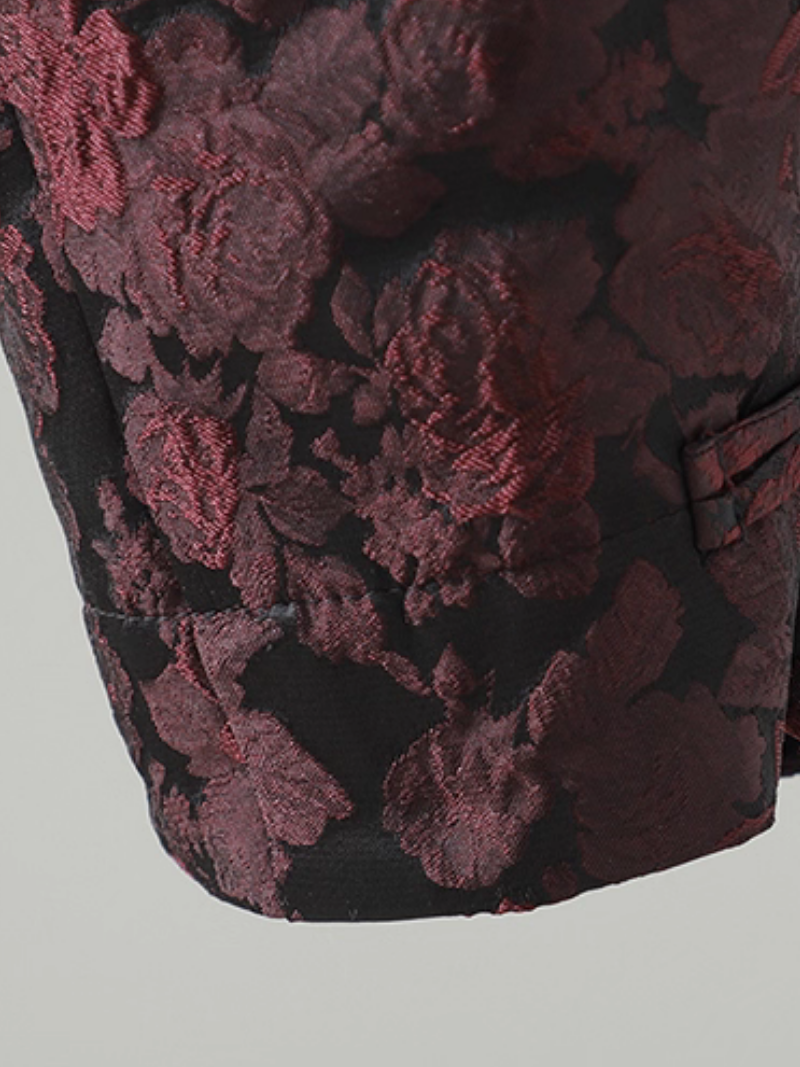 Textured Jacquard Tapered Pants for Women, Elegant Chic Elastic-Waist Trousers