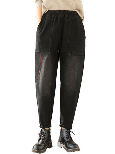 Women's Modern Classics Embroidered Elastic Bottom