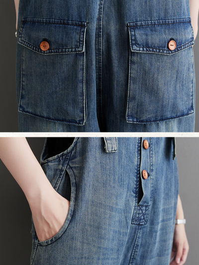 Women's Pocket style Dungaree