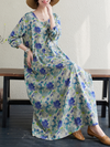 Women's Round Neck Smock Dress