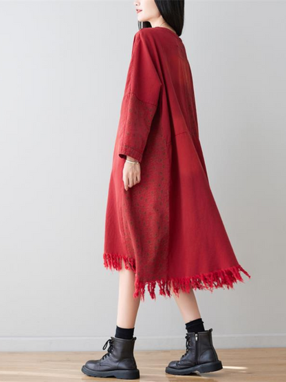 Women's Loose   A-line Dress