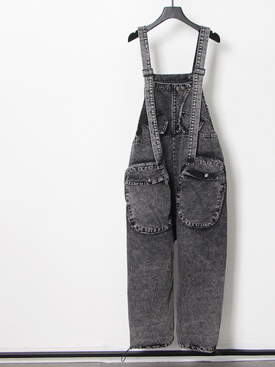 Women's Holiday-Inspired High-Waisted Dungaree