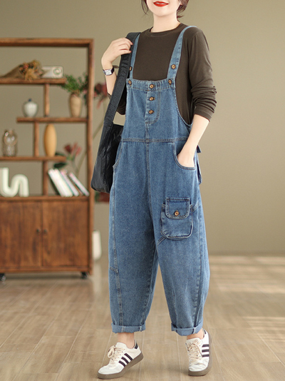 Women's Pocket style Dungaree