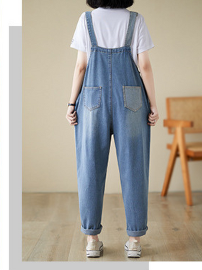 Women's Long Overalls Dungarees