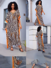 Women's Fashionable Robe Bikini Cover-Up Long kaftan Dress