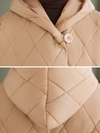 Women's Winter Mid-Length Thick Warm Hooded Coat