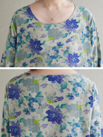 Women's Round Neck Smock Dress