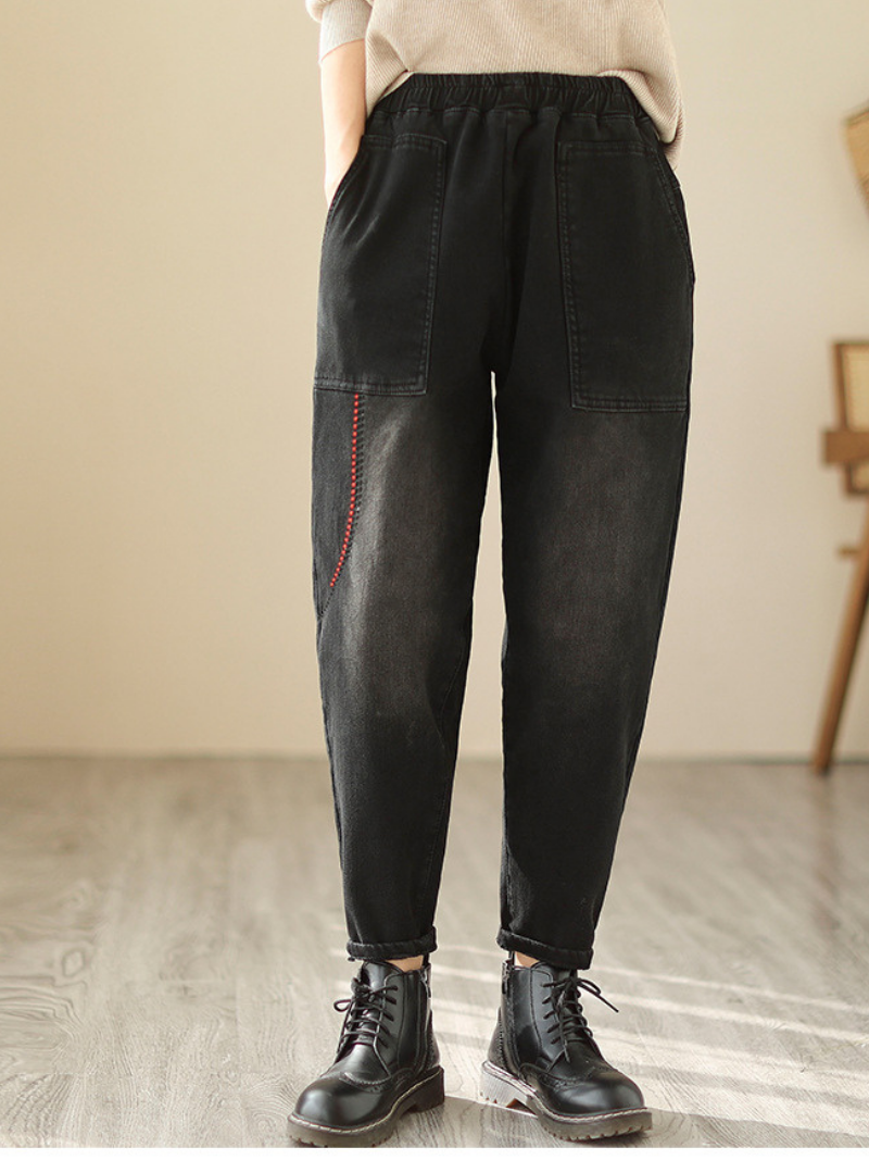 Women's Modern Classics Embroidered Elastic Bottom