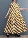 Women's Striped  A-Line Dress