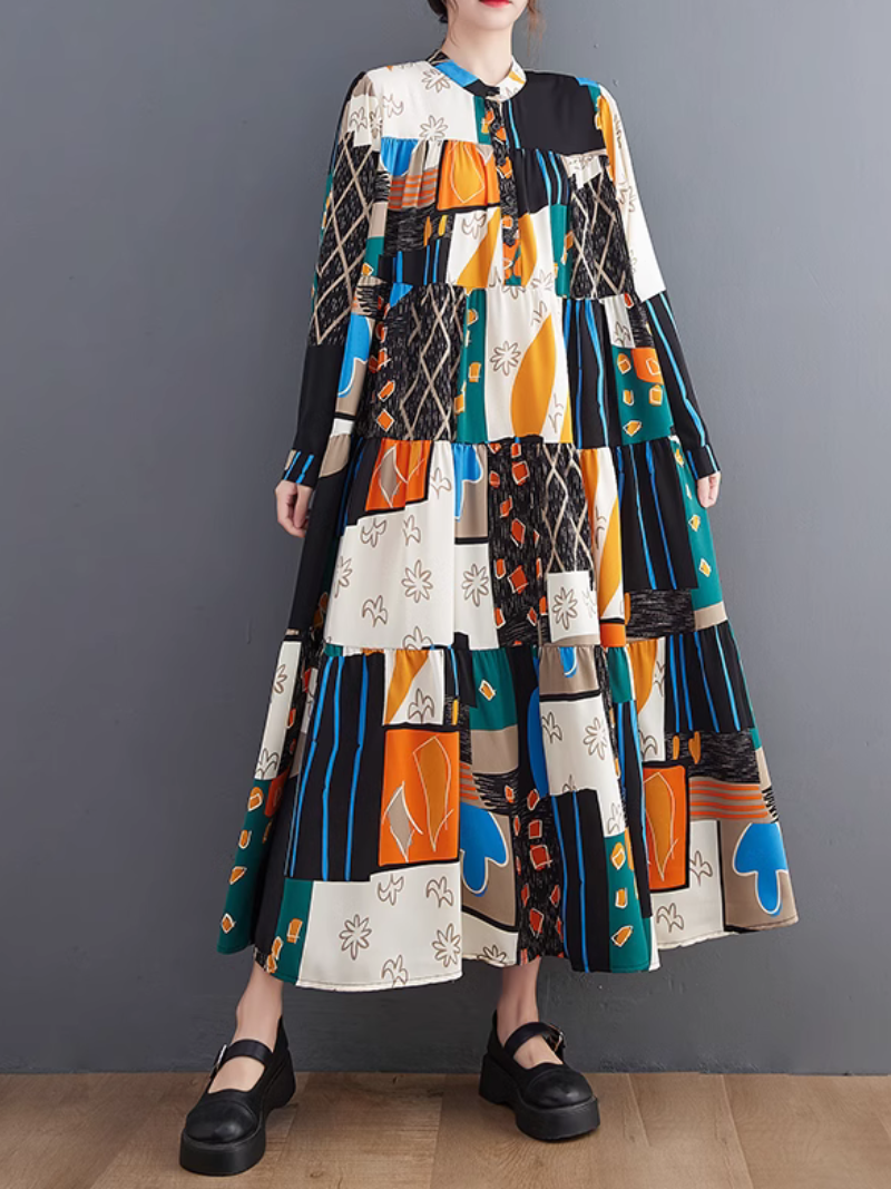 Women's Collar A-line Dress