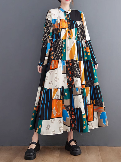 Women's Collar A-line Dress