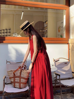 Sunlit Weekend Maxi Dress — Flowy, Effortless Fit in Cotton Blend