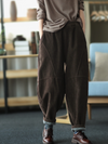 Women's Velvet Harem Winter Pants Bottom