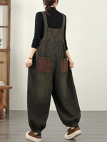 Chic Women's Wide-Leg Summer Denim Dungarees | Eva Trends