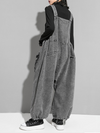 Women's Holiday-Inspired High-Waisted Dungaree