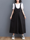 Women's Comfort Meets Style Wide-Leg  Dungarees