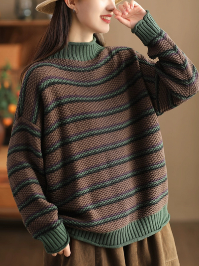 Women's Winter Stylish Pattern Sweater for Every Occasion