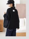 Women's Stylish Warm Zipper Front Pockets Coat