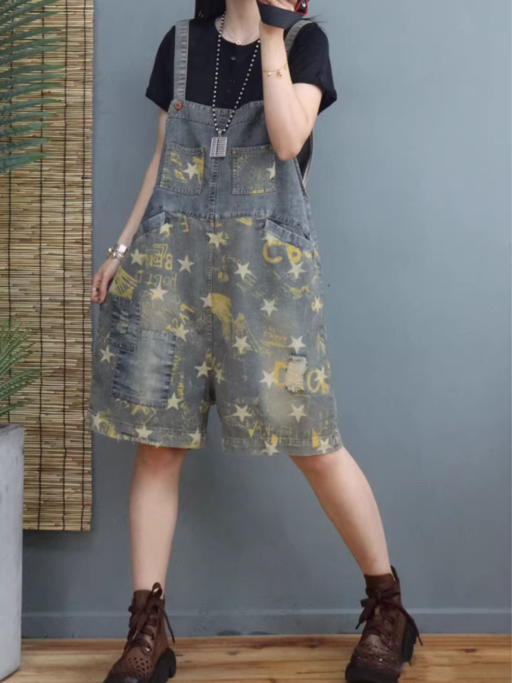Women's BIb's Loose Dungaree