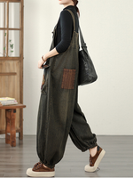 Chic Women's Wide-Leg Summer Denim Dungarees | Eva Trends