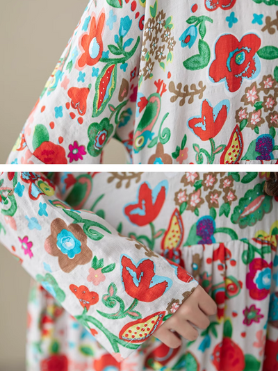 Women's Cotton Smock Dress
