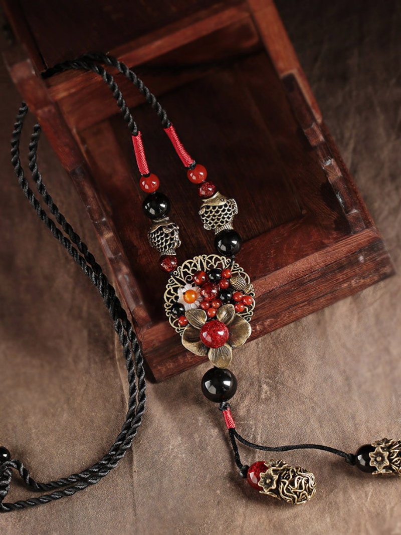 Women's Summer Shine Bright Crystal  Loose Necklace.