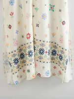 Women's  Floral A-Line Dress