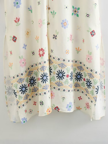 Women's  Floral A-Line Dress
