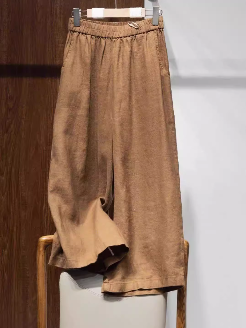 Women's Comfy & Trendy Solid Color Straight-Leg Bottoms