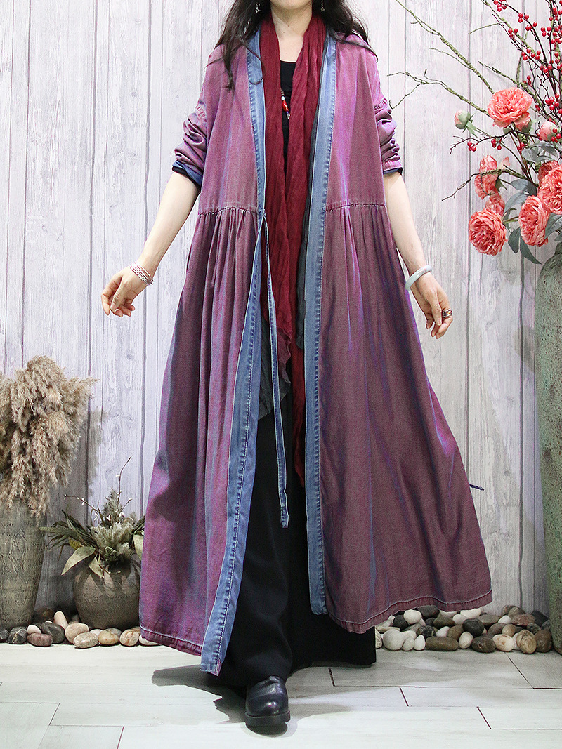 Women's Red Cardigan Dress