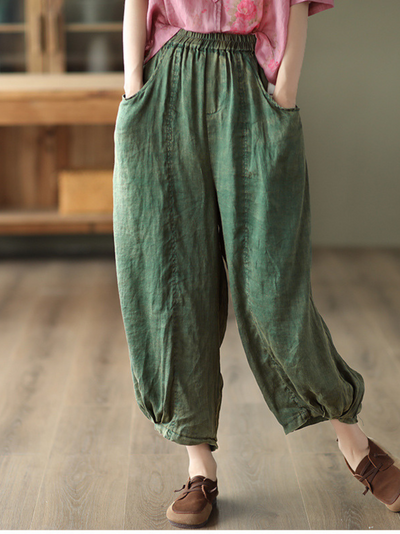 Women's Adjustable & Perfect Back Pocket Loose  Bottom