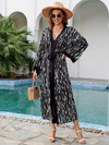 Women's beach cover-up long Kimono