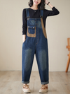 Women's blue Dungarees