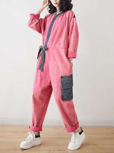 Latest Fashionable Women's Loose Dungaree
