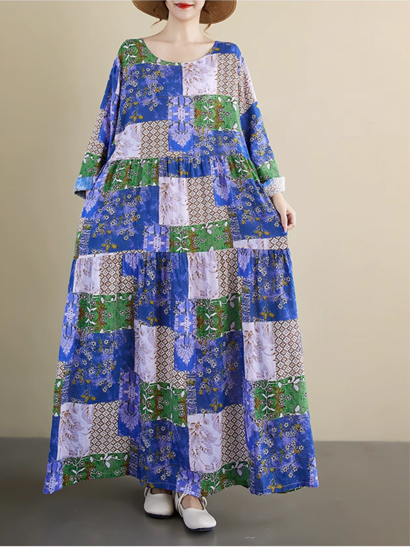 Women’s Summer Graceful & Modern Floral Smock Dress