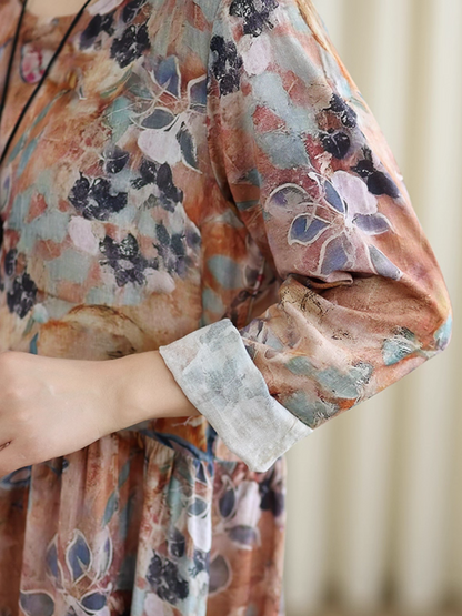 Womens Long Sleeves Dress