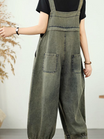 Stylish Women's Summer Floral Pocket Overalls | Eva Trends