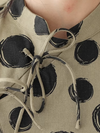 Women's Cool Loose  Polka-Dot Mid-Length A-Line Dress