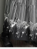 Women's Printed Maxi Shirt Dress