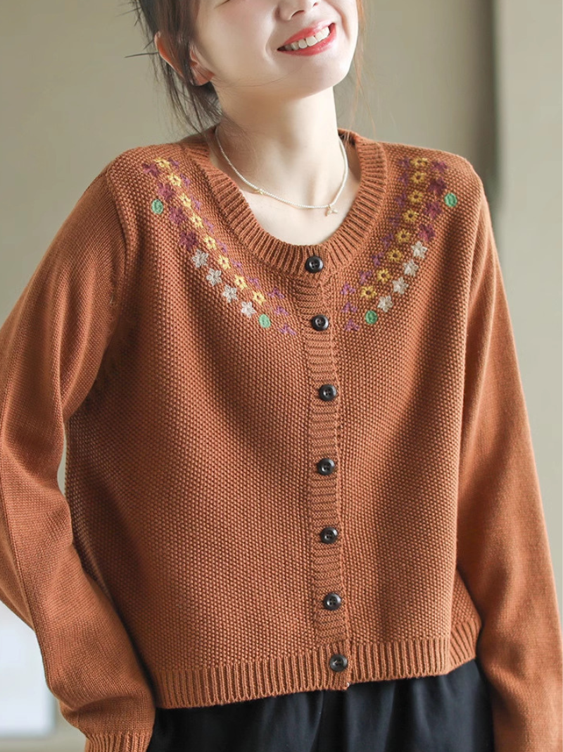 Women's Orange Sweater