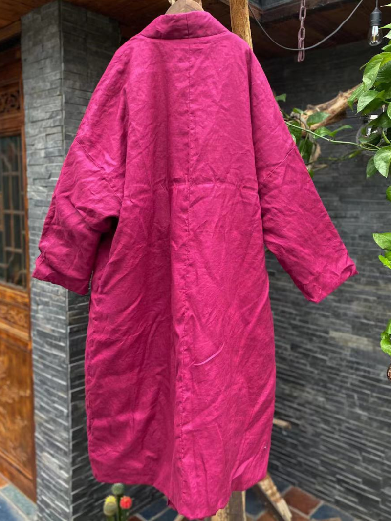 Women's Fashionable & Trendy  Retro Artristic Loose A-line Coat