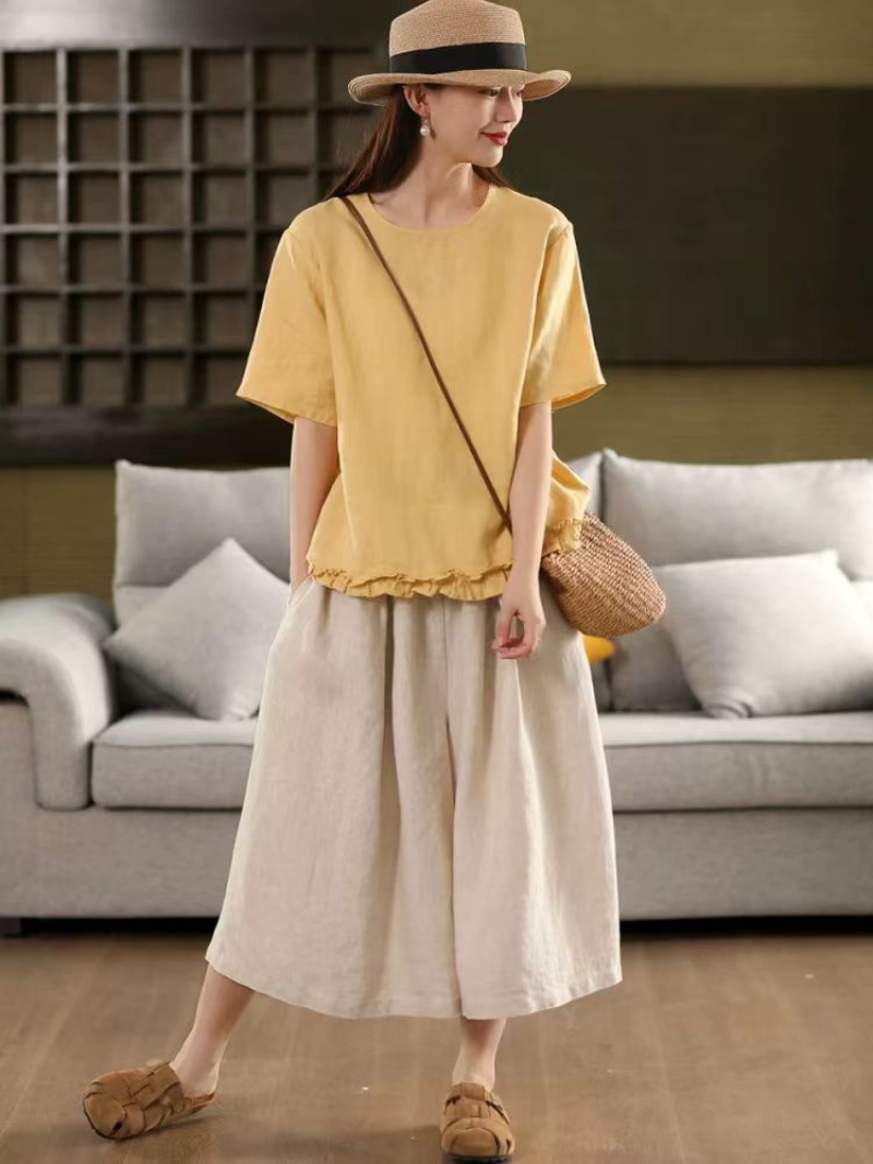 Women's Yellow Top 
