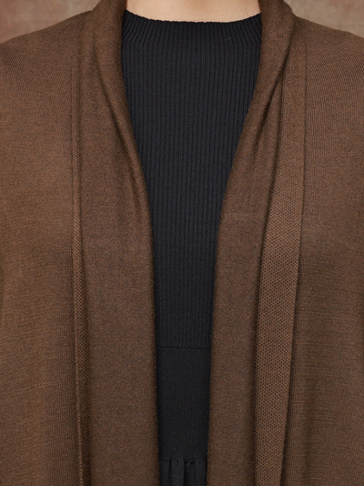 Everyday Luxury Women's Side pocket Cardigan Coat